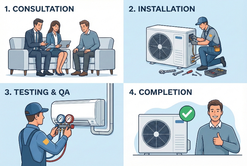 Our Proven Heat Pump Installation Process